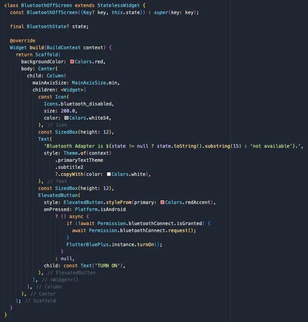 Infographic show the Bluetooth Disconnected Screen