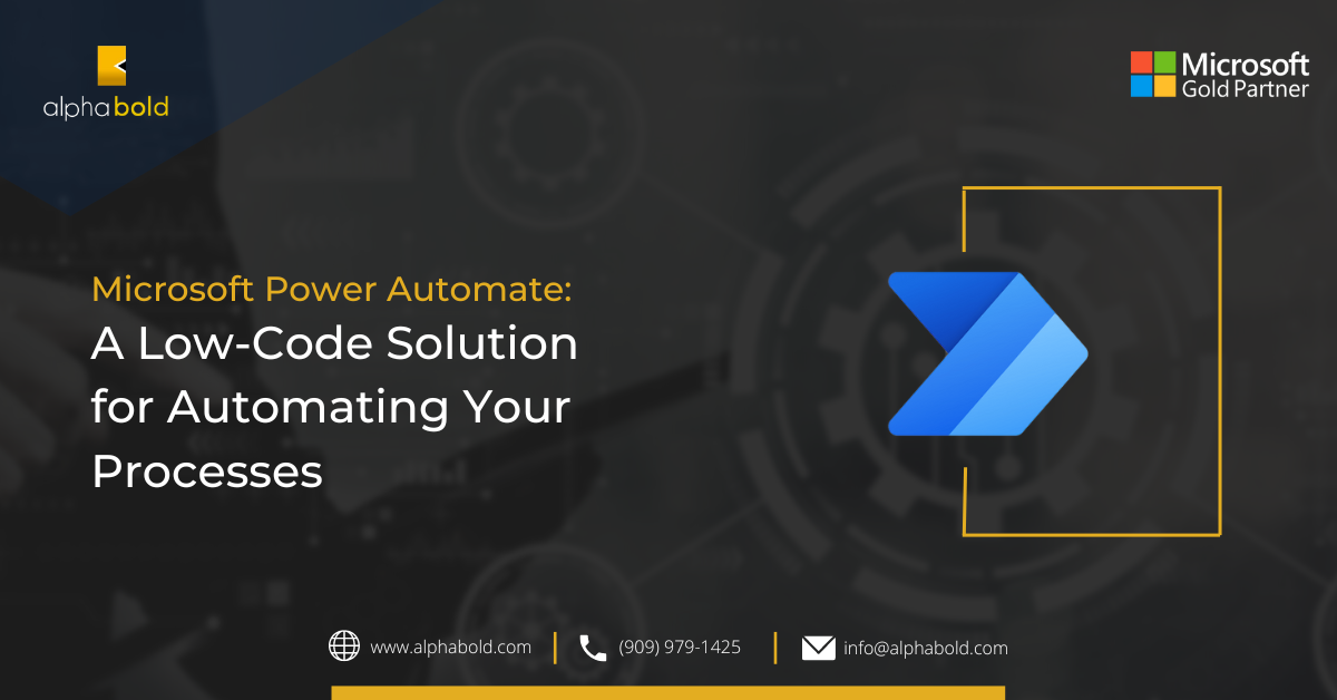 Microsoft Power Automate: A Low-Code Solution for Automating Your Processes
