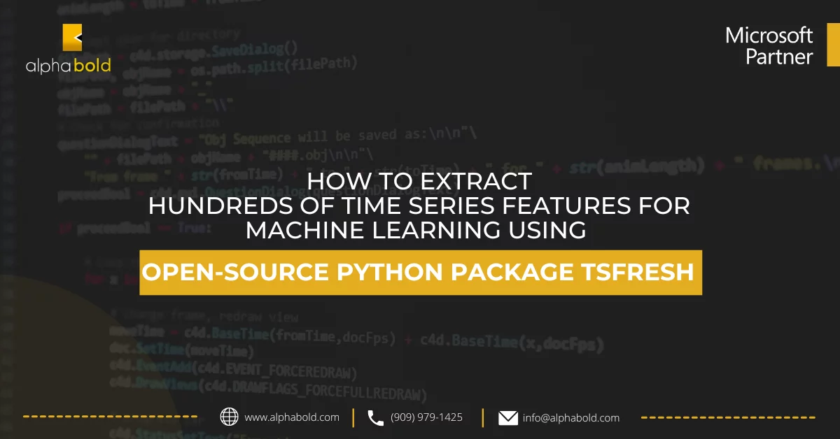 This image shows How to Extract Hundreds of Time Series Features for Machine Learning using Open-Source Python Package tsfresh