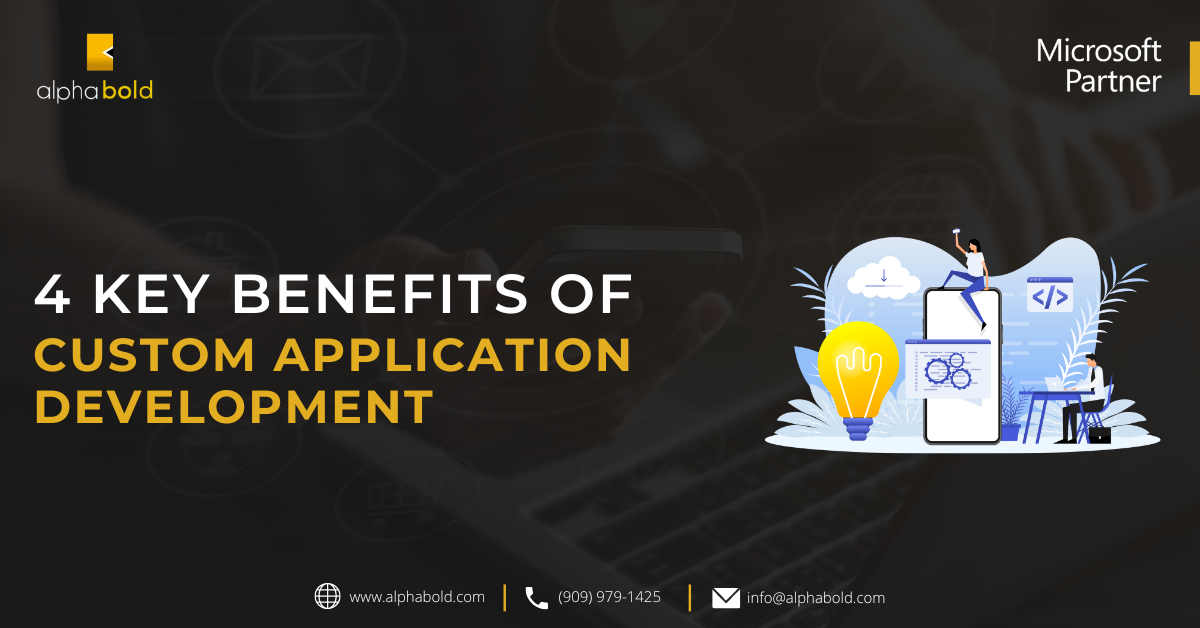 4 Key Benefits of Custom Application Development 4 Key Benefits of Custom Application Development
