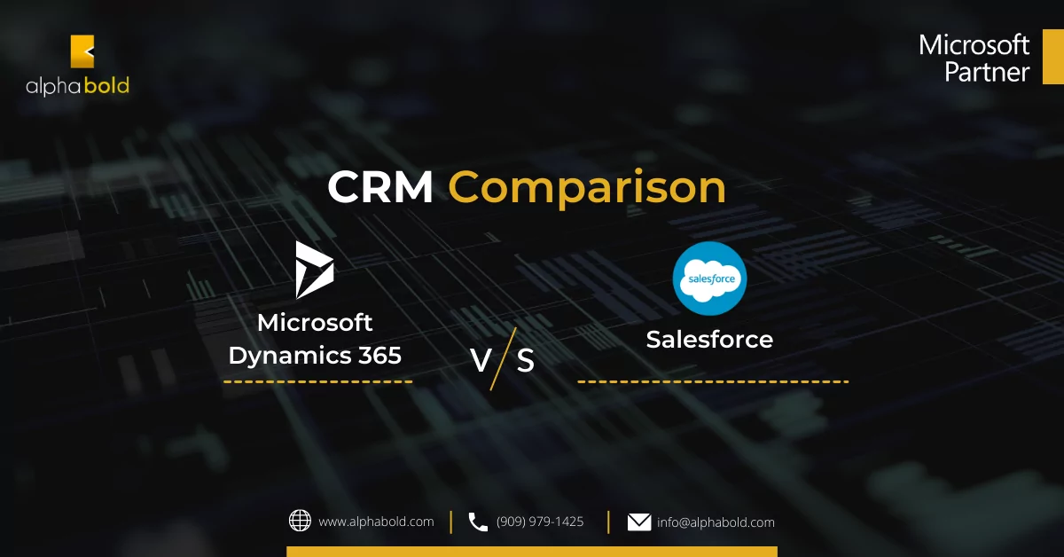 Microsoft Dynamics 365 vs Salesforce