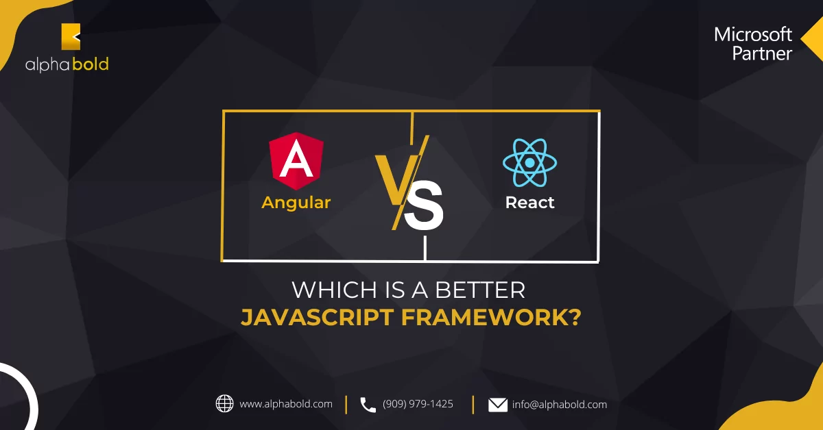 difference between angular and react