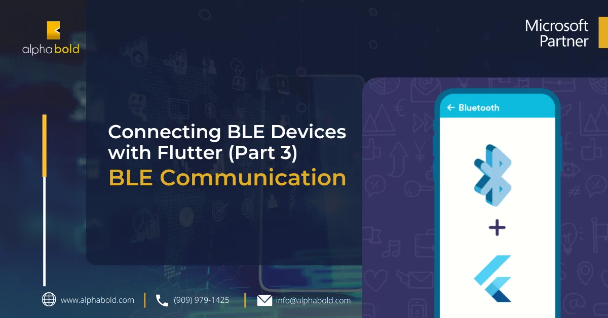 This image shows Connecting BLE Devices with Flutter part 3