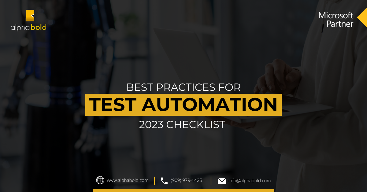 Best Practices for Test Automation | 2023 Checklist