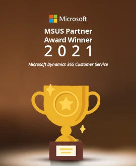 Infographics show the 2021 MSUS Partner Award winner