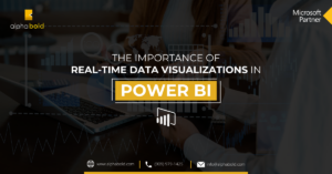 This image shows The Importance of Real-time Data Visualizations in Power BI