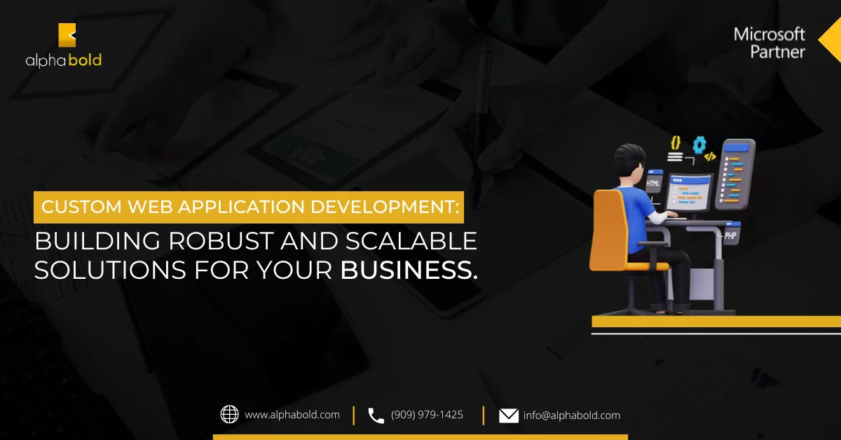 Infographic show the Web Development for Scalable Business Solutions