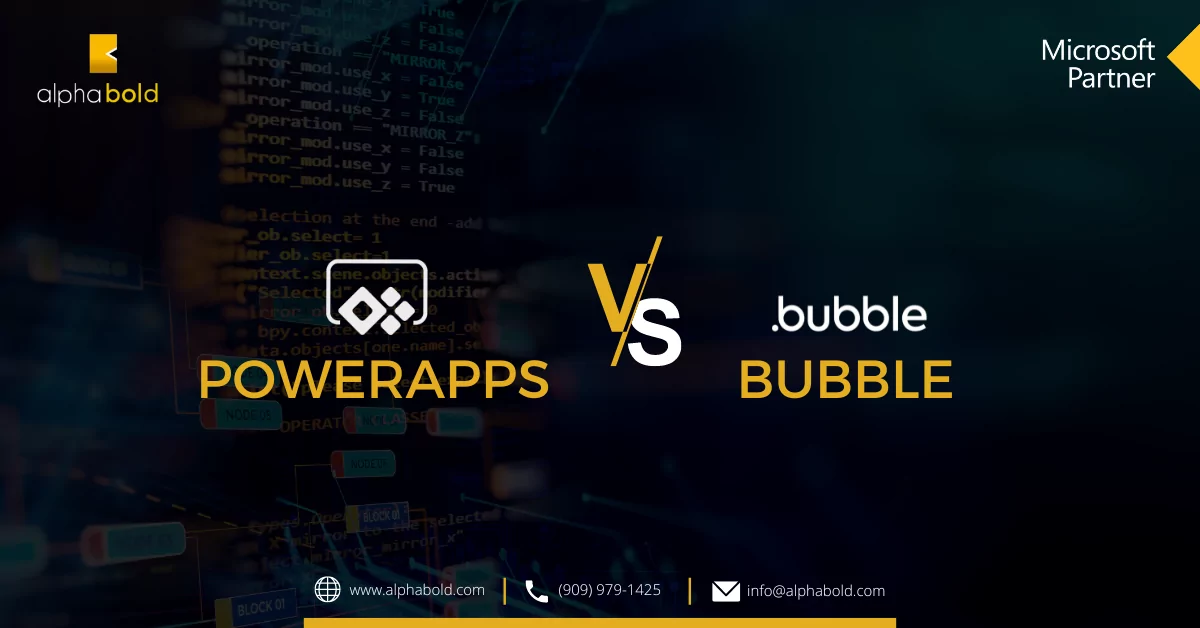 PowerApps vs. Bubble