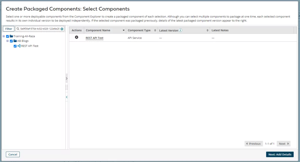 CREATE packaged components