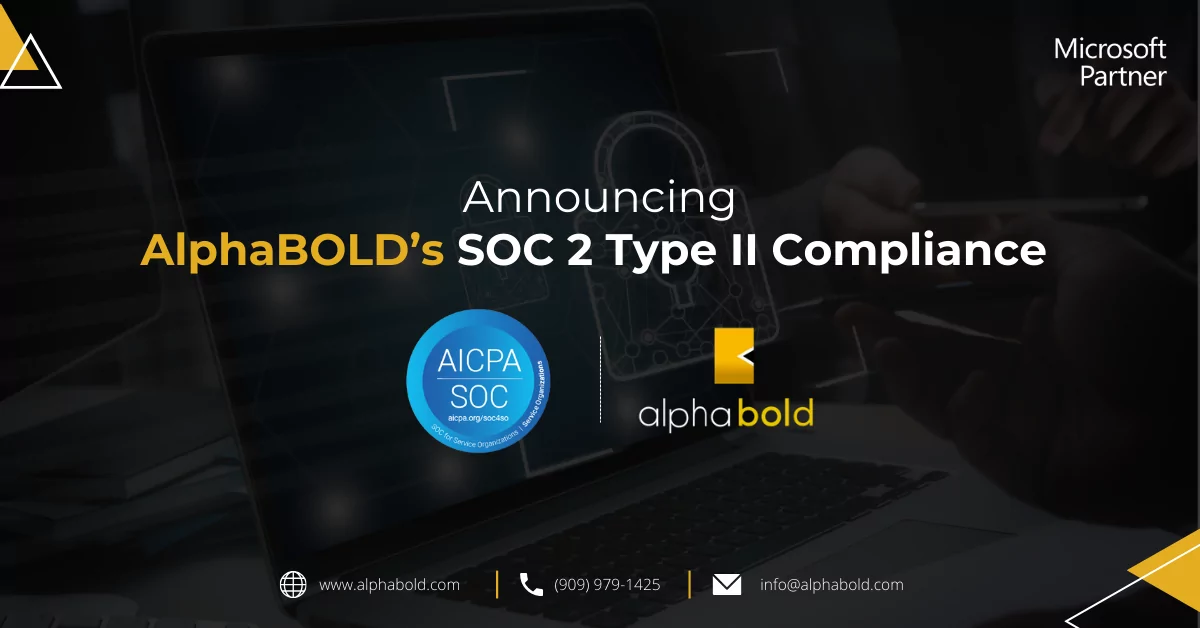 Announcing AlphaBOLD’s SOC 2 Type II Compliance