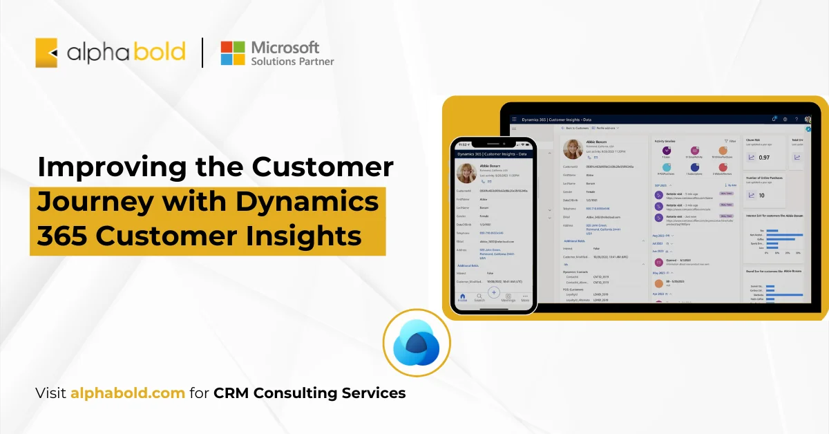 Improving the Customer Journey with Dynamics 365 Customer Insights