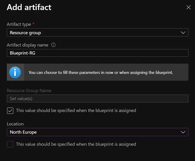 Infographic that shows how to add artifact