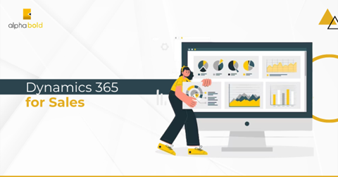 Infographic that shows Dynamics 365 for Sales Overview