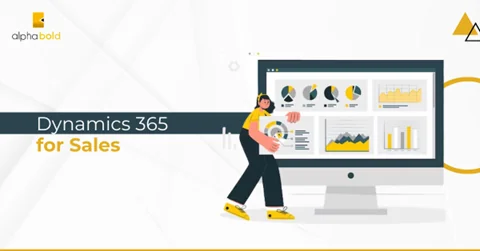 Infographic that shows Dynamics 365 for Sales Overview