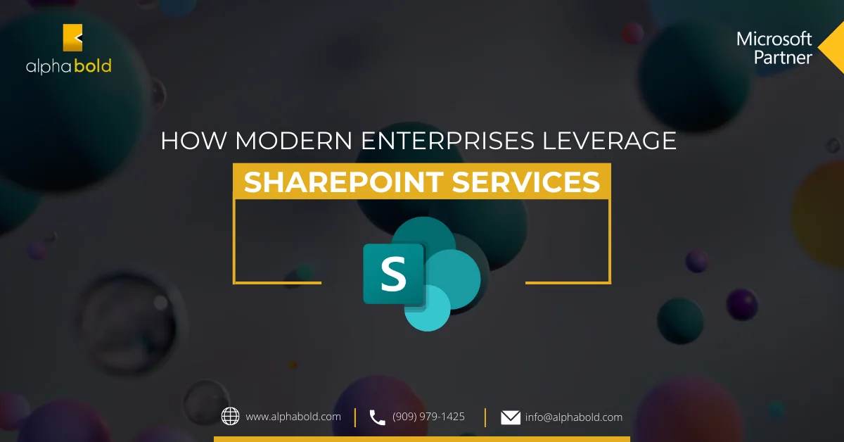 Leveraging SharePoint services for modern enterprises