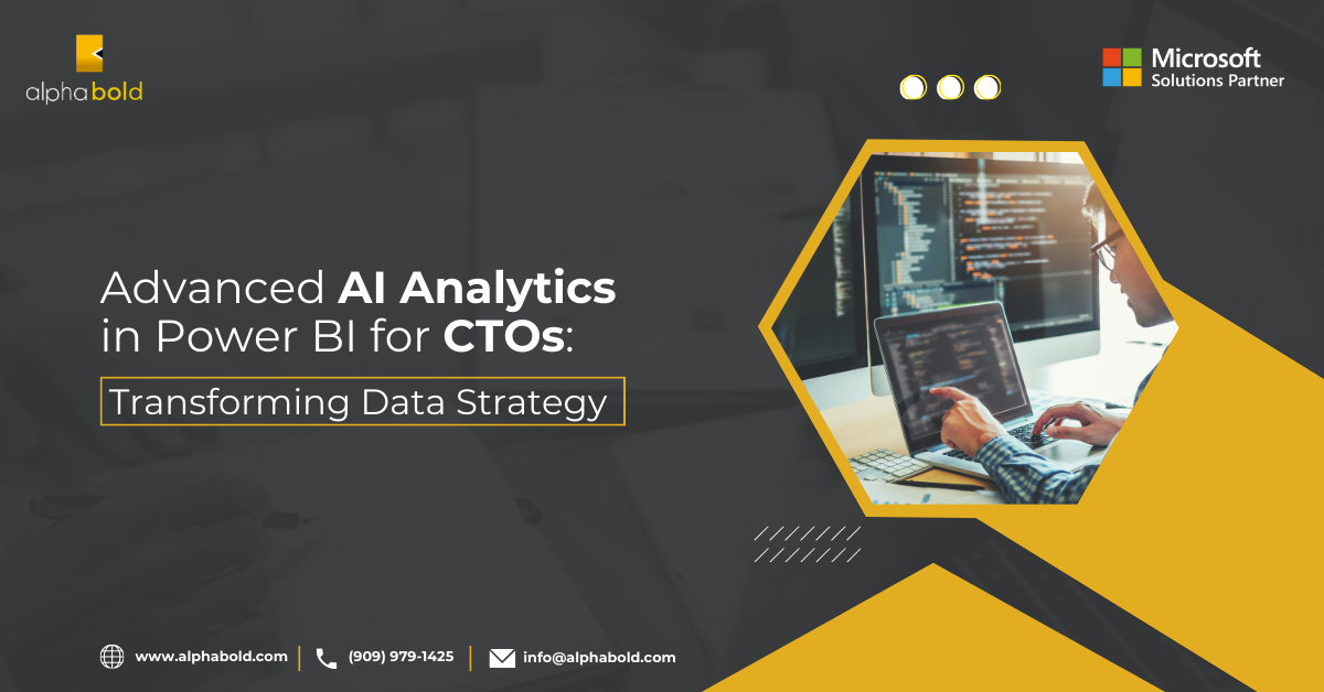 Advanced AI Analytics in Power BI for CTOs: Transforming Data Strategy