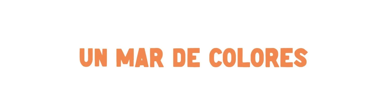 Infographics show Un Mar De Colores logo