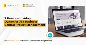 Business Central project management dashboard