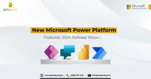 Infographics show How to Benefit from Microsoft Power Platform: 2024 Release Wave 1