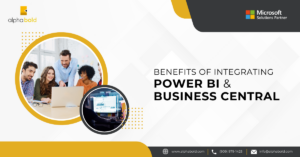 Infographics show the Benefits of Integrating Power BI and Business Central