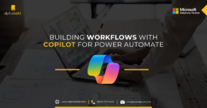 This image shows the Building Workflows with Copilot for Power Automate