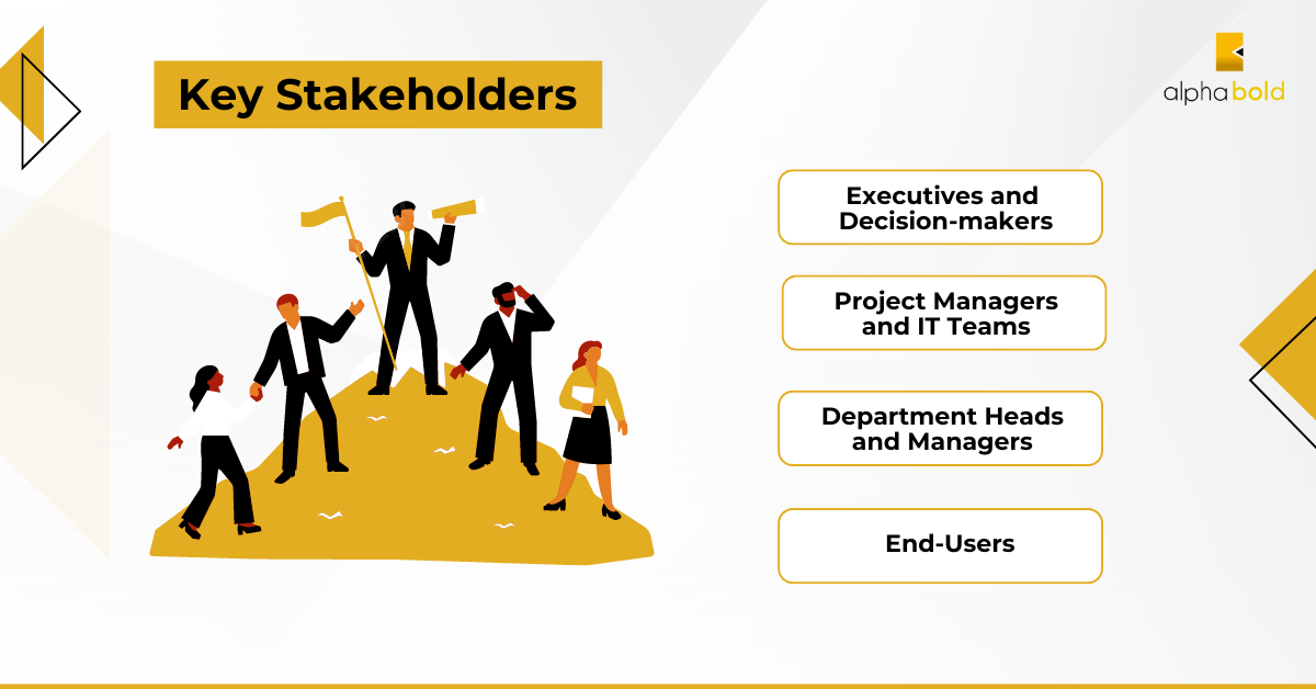 This image shows Who are your stakeholders