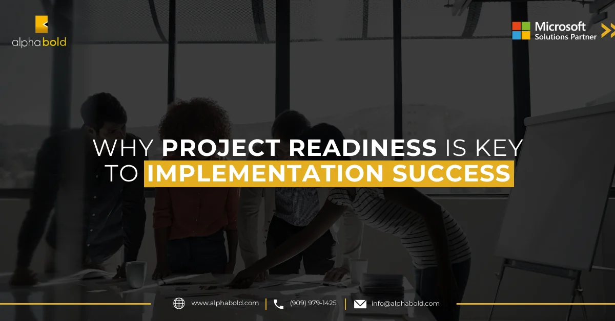 Infographics show the Why Project Readiness Is Key to Implementation Success
