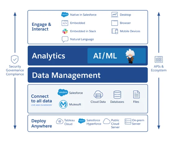 Infographic show the Tableau Overview