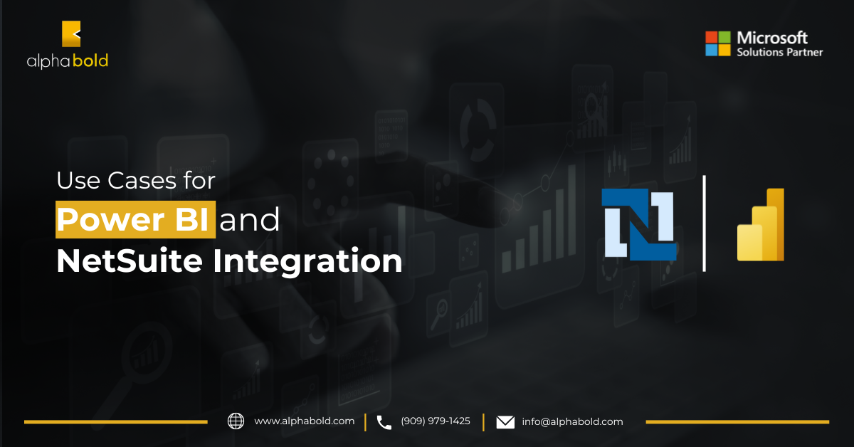 Use Cases for Power BI NetSuite Integration Use Cases for Power BI NetSuite Integration
