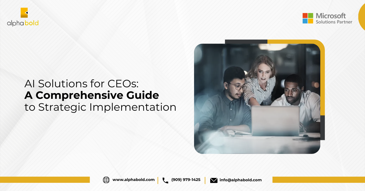 Alpha Implementation AI Solutions for CEOs: A Guide to Strategic Implementation