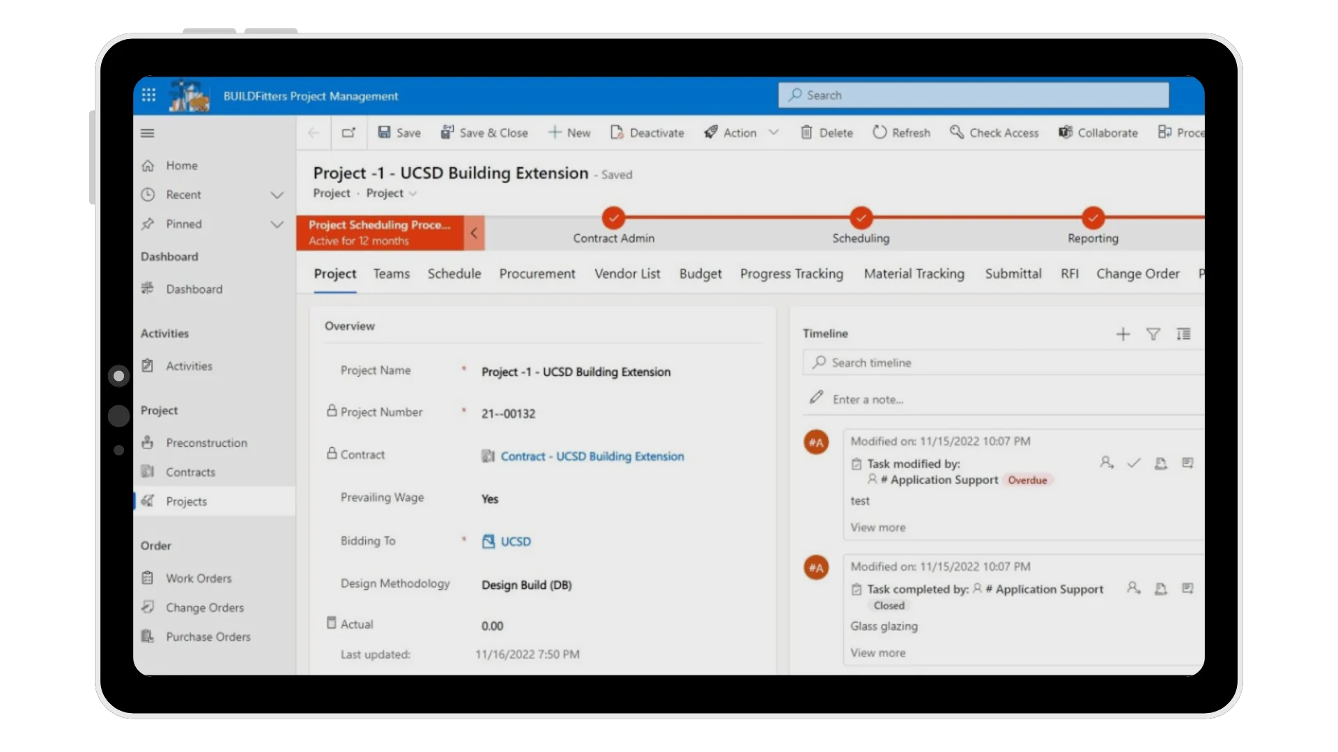 BF-Post Construction Dashboard