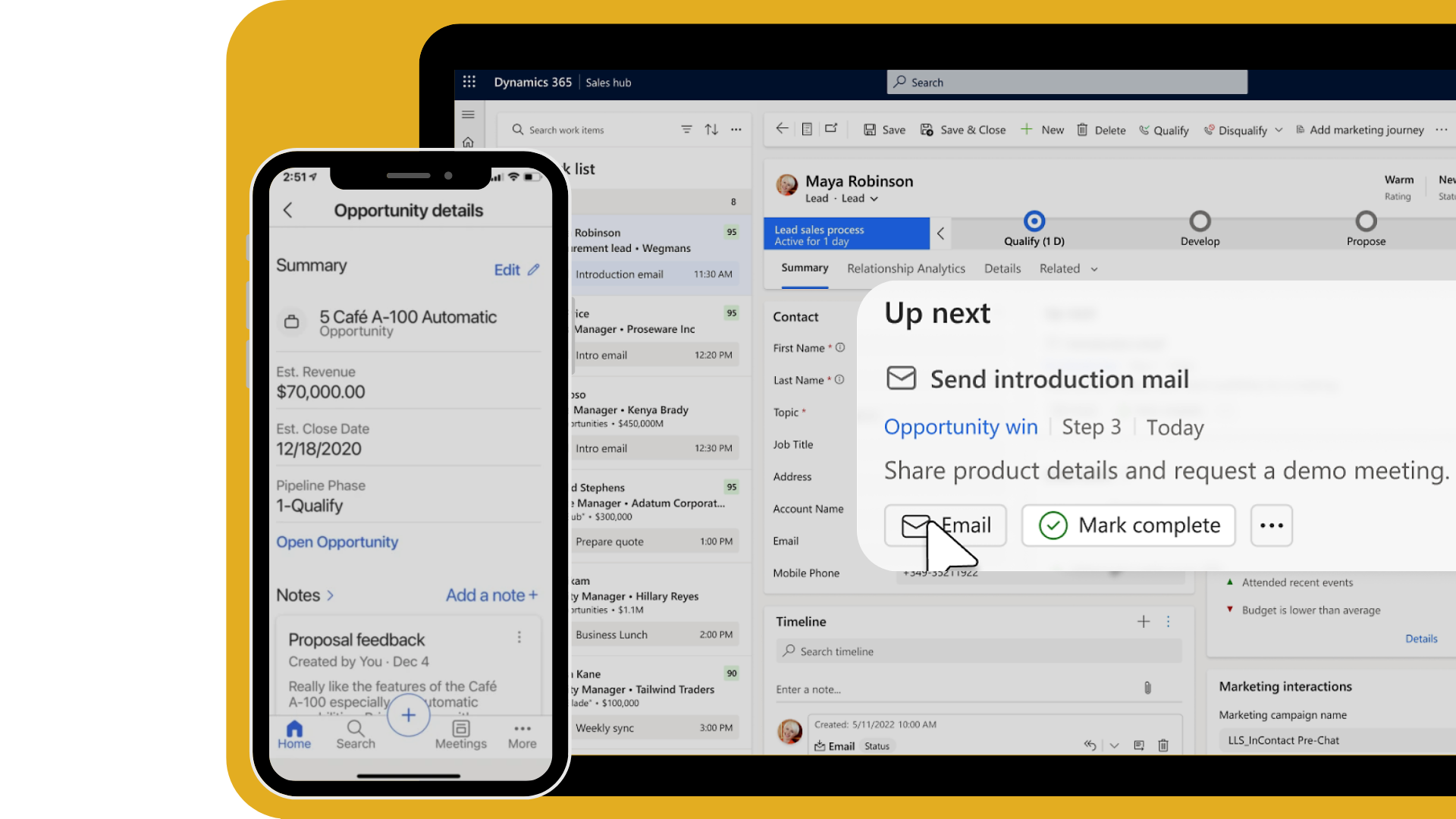 Dynamics 365 Sales implementation: AI-powered Copilot streamlines tasks, enhances client relationships, and delivers personalized communication.