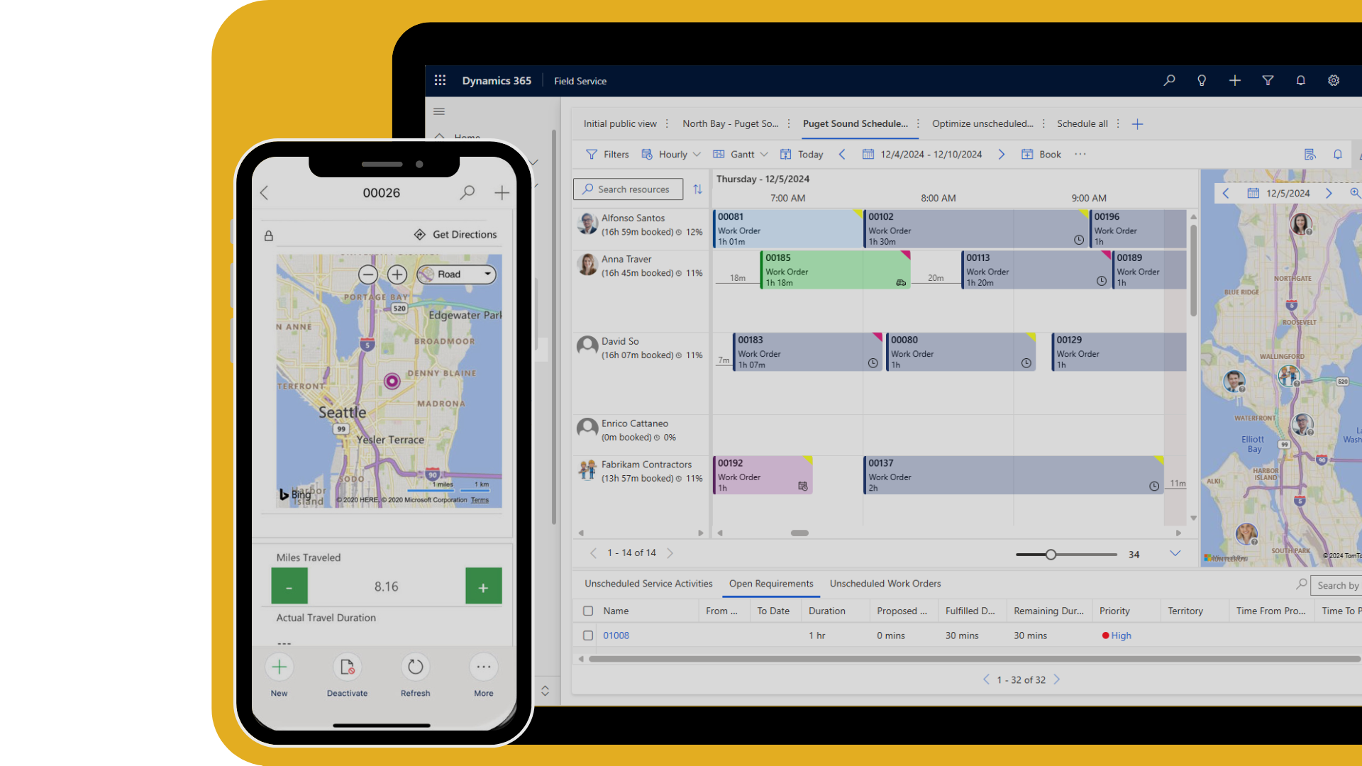 D365 Field Service Management: Efficient resource and remote management