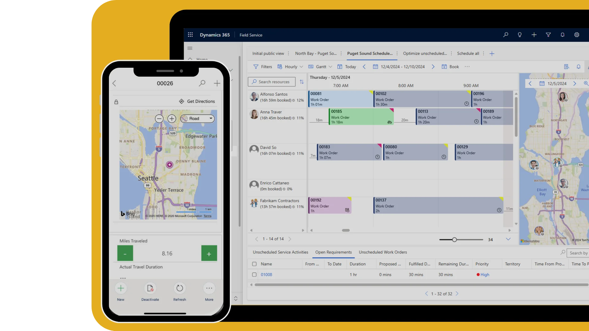 D365 Field Service Management: Efficient resource and remote management