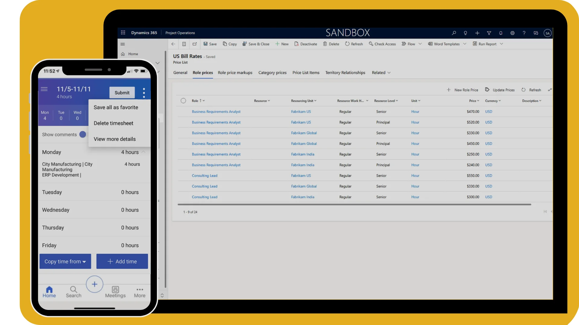 Project Operations - Dynamics 365 Consulting Services