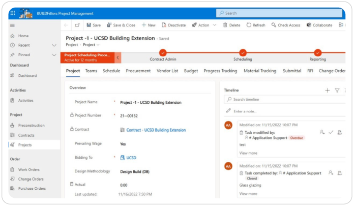 BuildFitters Dashboard