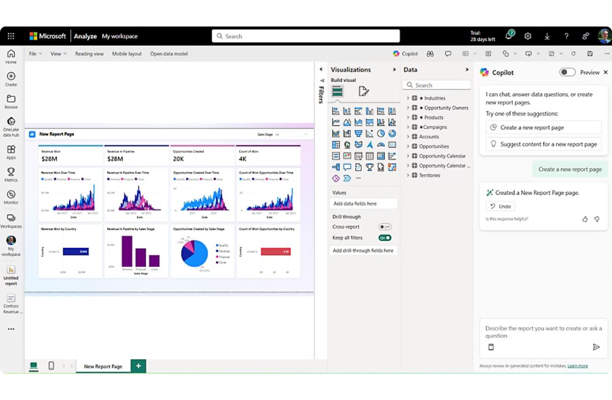Fabric Copilot Section Dashboard 02
