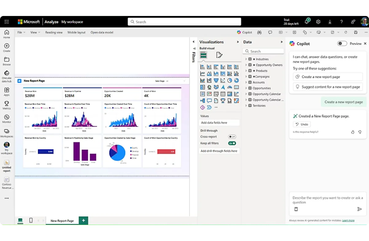 Fabric Copilot Section Dashboard 02