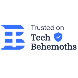Trusted on TechBehemoths badge