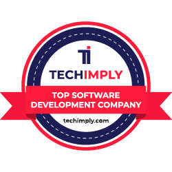 TechImply Top Software Development Company award badge