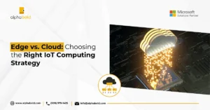 This image shows the Edge vs. Cloud Choosing the Right IoT Computing Strategy