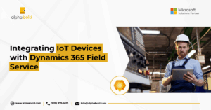 This image shows the Integrating IoT Devices with Dynamics 365 Field Service