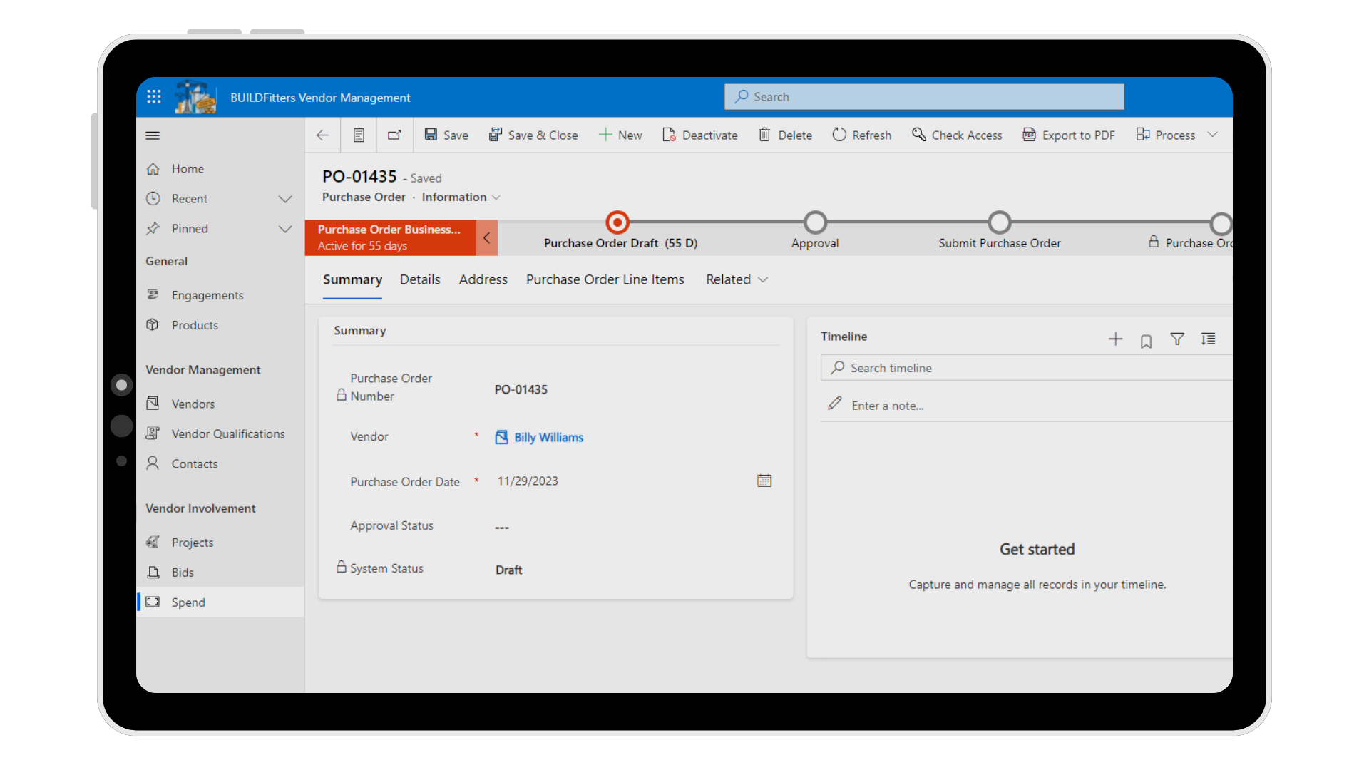 BuildFitters Dashboard