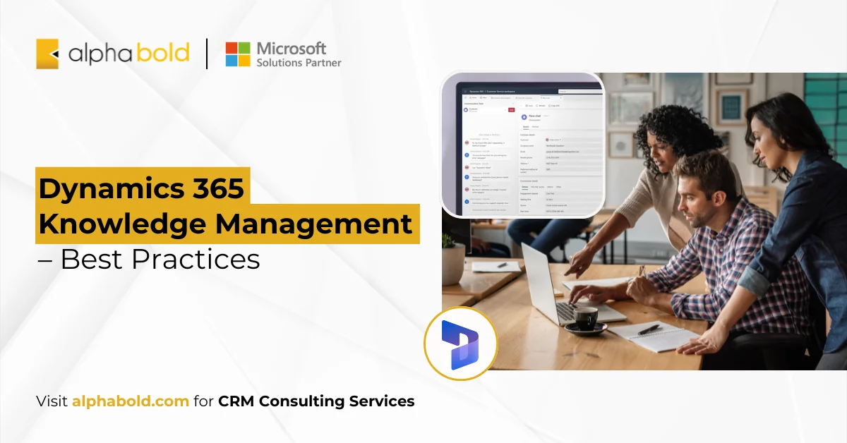 Dynamics 365 Knowledge Management