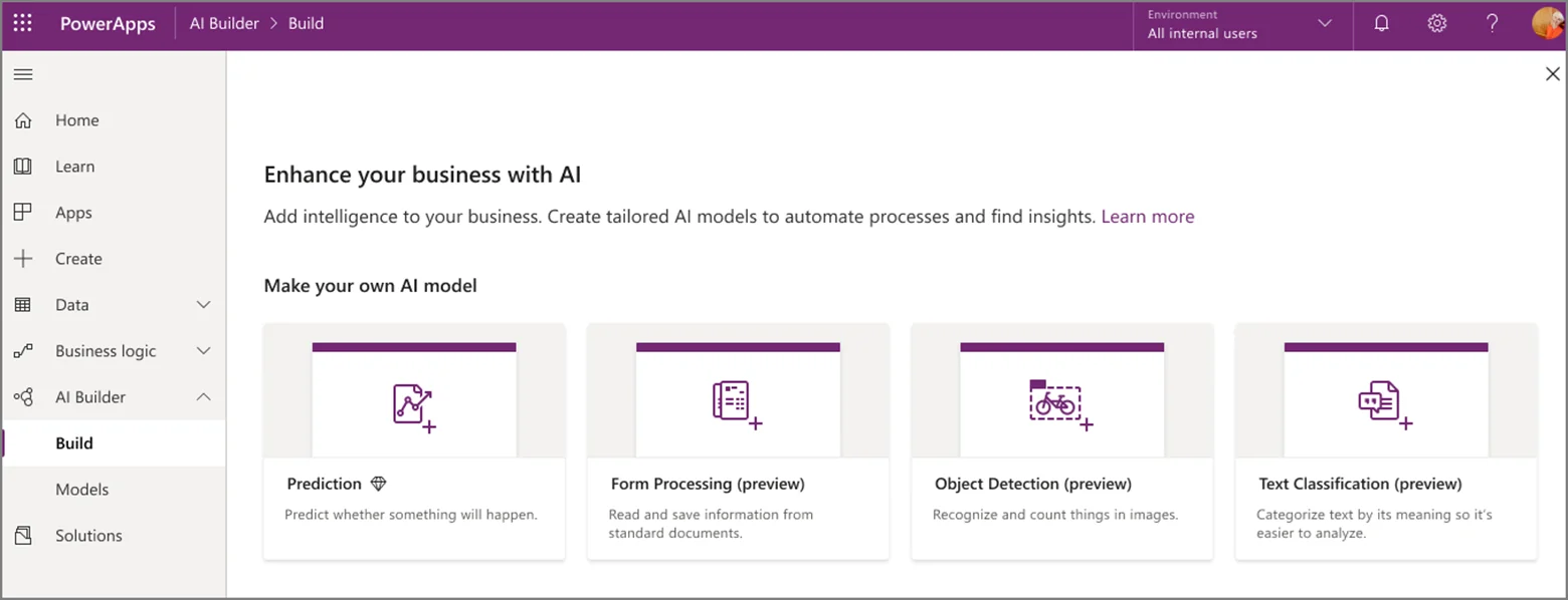 What Can You Do with AI Builder in Power Apps?