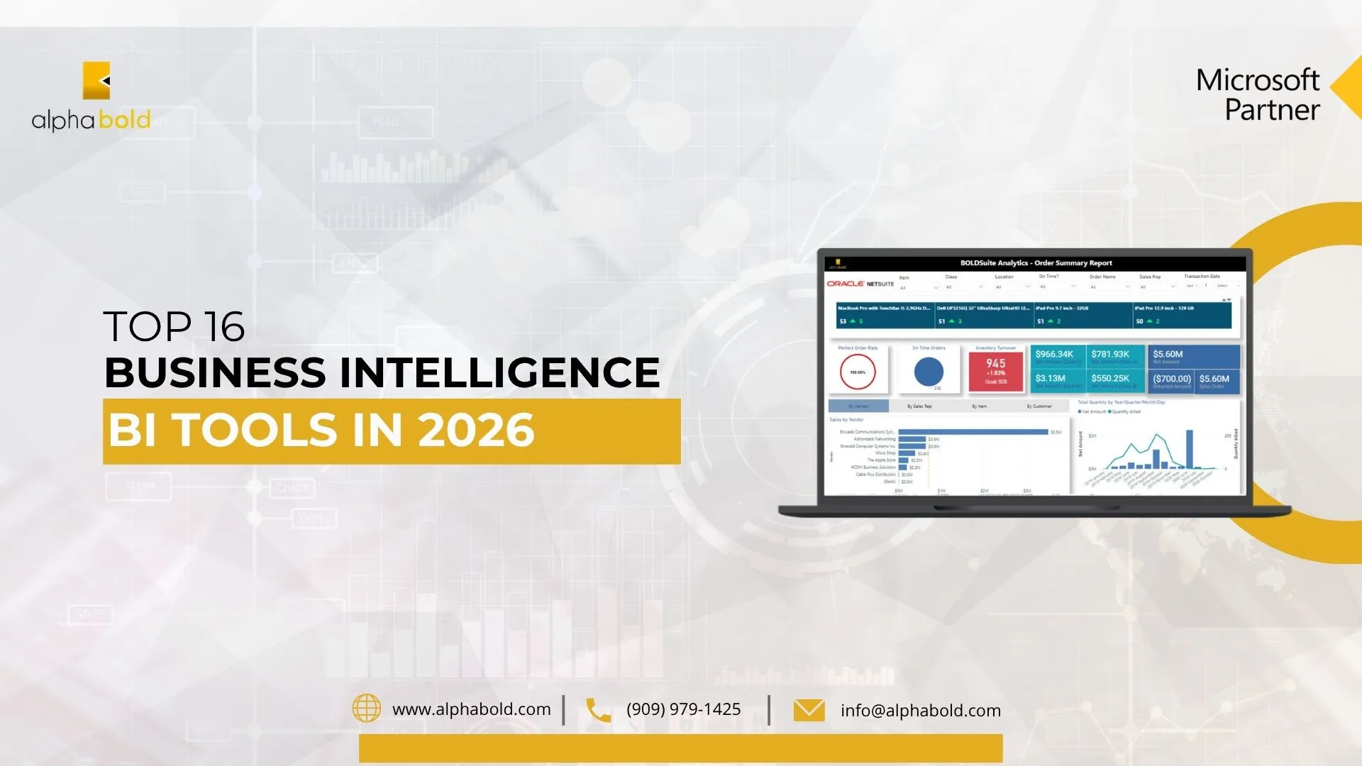 Top 16 Business intelligence tools
