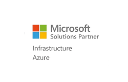Microsoft Solutions Partner Infrastructure Azure certification badge