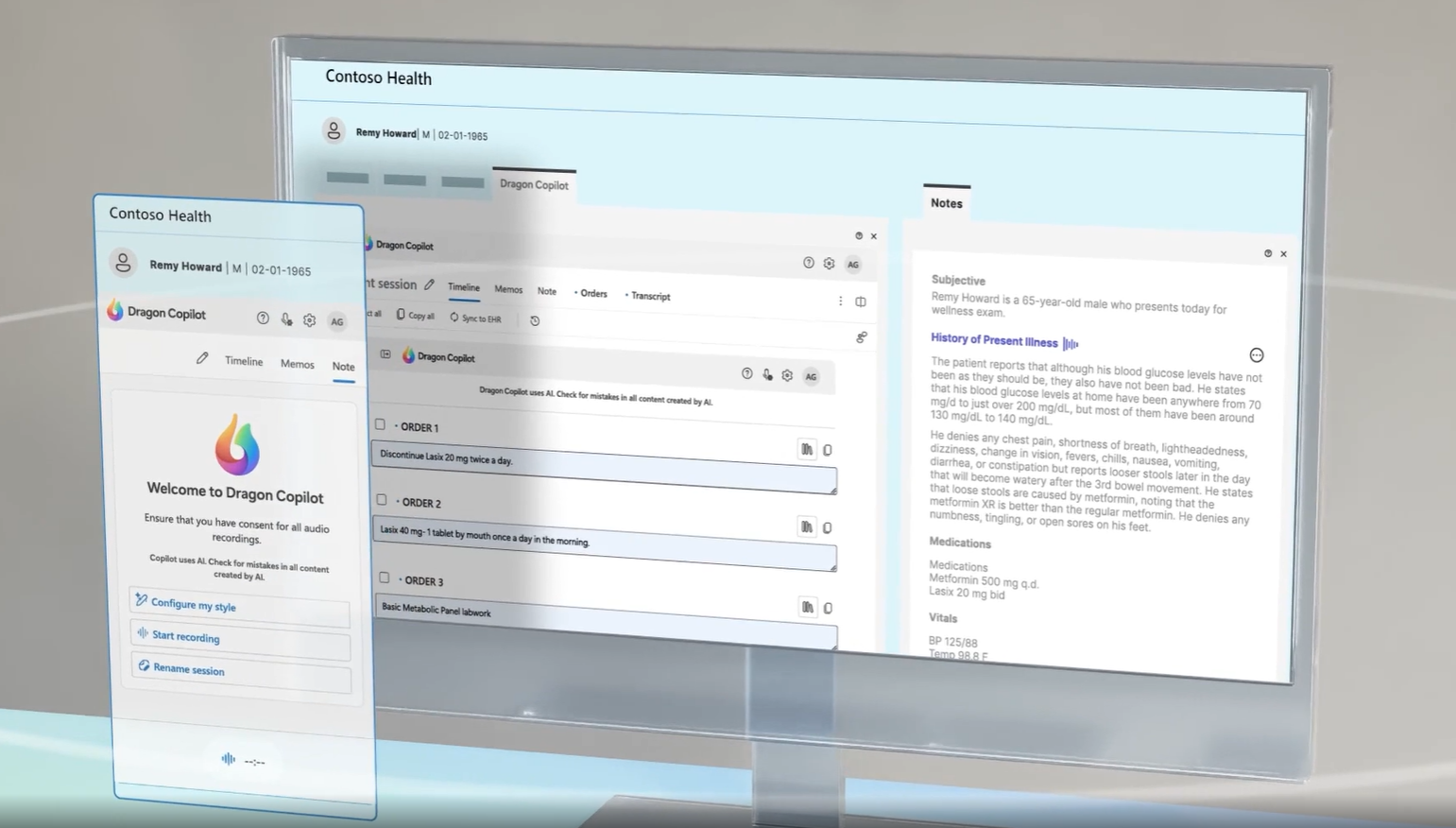 ragon Copilot is delivered through Microsoft Cloud for Healthcare