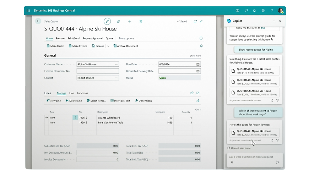 Business Process in Copilot