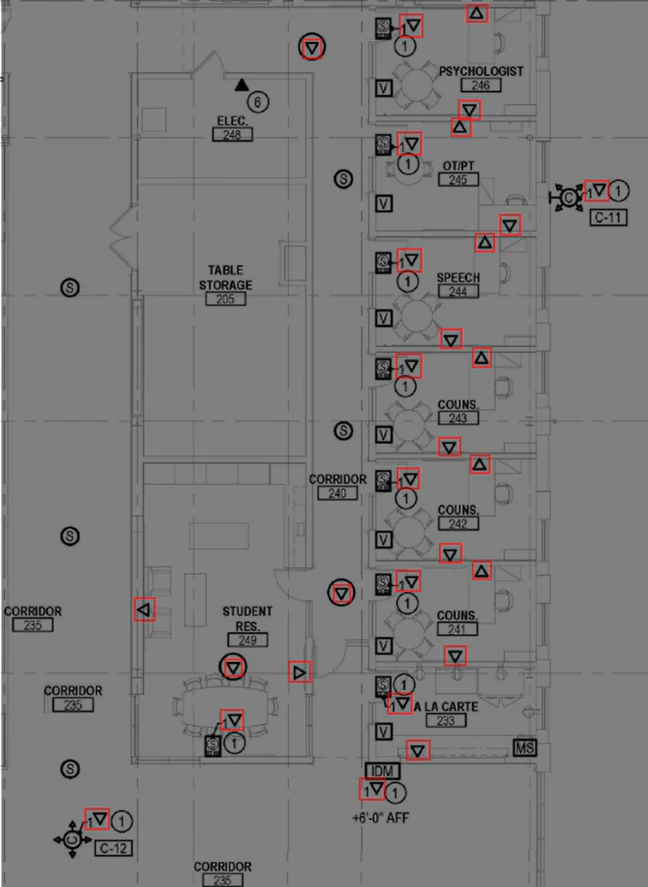 MDF to each IDF across multiple sheets